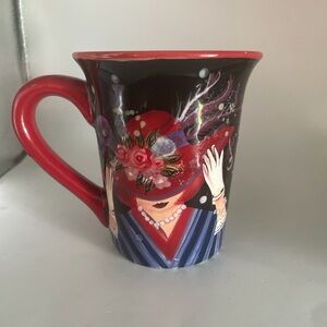 Red Hat Society Coffee Tea Cup Mug 14 oz Susan Winget Designer Cult Following